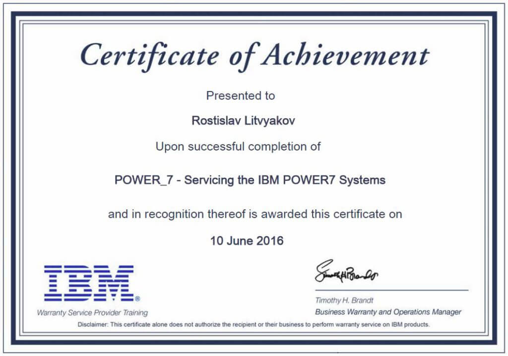 IBM Servicing POWER7 Systems